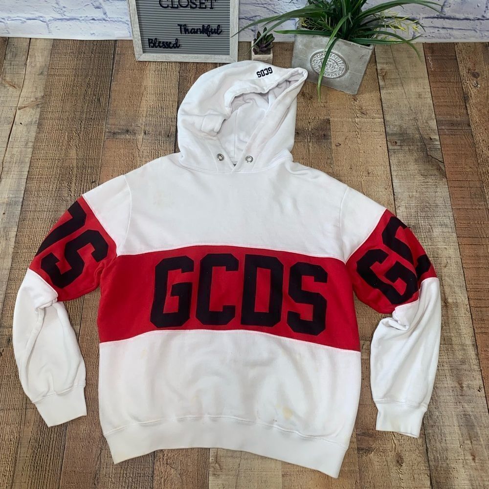 GCDS LOGO BAND HOODIE - Picture 1 of 13